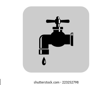 Faucet vector icon
