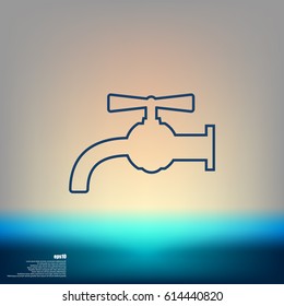 faucet vector icon