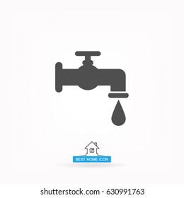 Faucet vector Vector icon