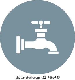 Faucet vector icon. Can be used for printing, mobile and web applications.