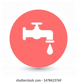Faucet vector Vector icon . Lorem Ipsum Illustration design