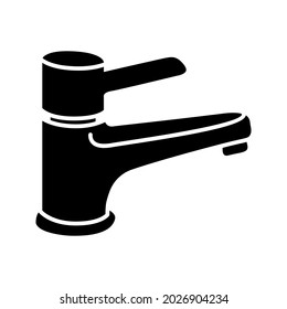 Faucet vector icon. mixer illustration sign. plumbing symbol or logo.