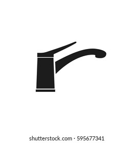 Faucet vector icon. Tap sign. Bathroom symbol