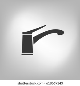 Faucet vector icon. Tap sign. Bathroom symbol