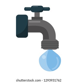 Faucet with water