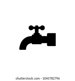 Faucet water icon.