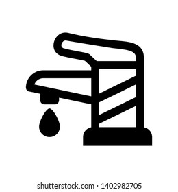 Faucet water vector icon - Vector