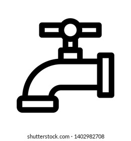 Faucet water vector icon - Vector