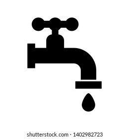 Faucet water vector icon - Vector