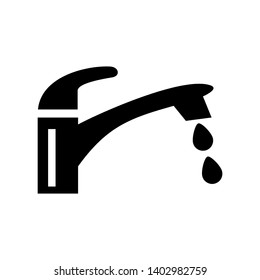 Faucet water vector icon - Vector