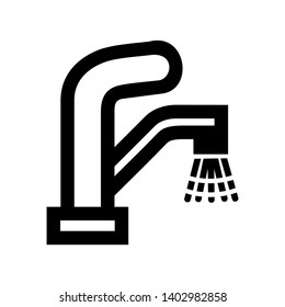 Faucet water vector icon - Vector