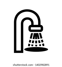 Faucet water vector icon - Vector