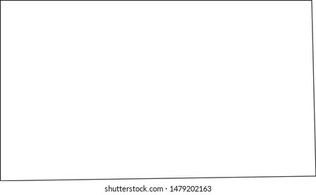 Faulk County map in the state of south dakota