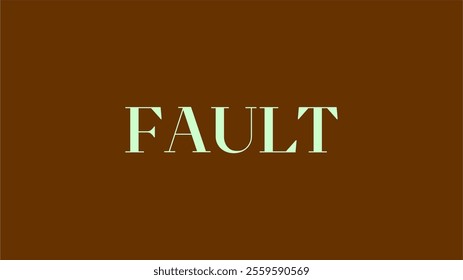 Fault Logo Vector Artworks - Theme Logos Artworks
