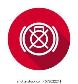 fault of master lighting switch dashboard flat icon