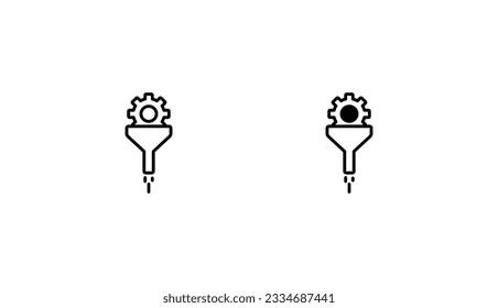 Fault Removing icon design with white background stock illustration