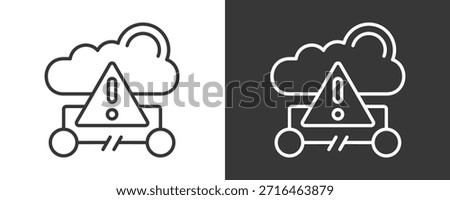 Fault Tolerant Design Icon Set Vector Collection Isolated In Black And White