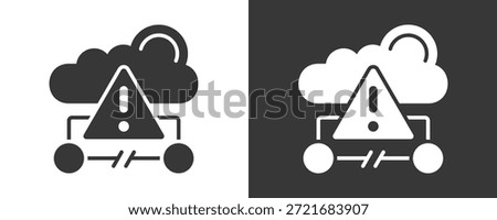 Fault Tolerant Design Icon Set Vector Collection Isolated In Black And White