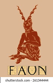 Faun with title