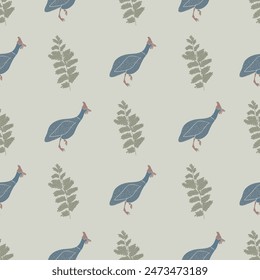 Fauna and Floral ,seamless pattern ,prints background