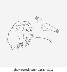 Fauna icon line element. Vector illustration of fauna icon line isolated on clean background for your web mobile app logo design.