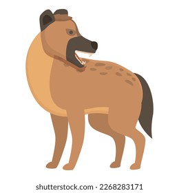 Fauna predator icon cartoon vector. Cute baby. Wild face