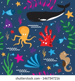 fauna in the underwater world