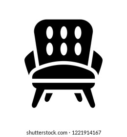 Fauteuil icon. Trendy Fauteuil logo concept on white background from Furniture and Household collection. Suitable for use on web apps, mobile apps and print media.