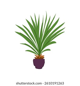faux artificial plant cartoon. silk greenery, decor indoor, realistic plastic faux artificial plant sign. isolated symbol vector illustration