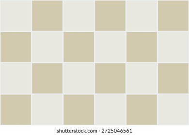 Falso azulejo de cerámica sin patrón de Vector neutro beige crema blanco Cuadrado check mosaico kitchen