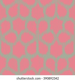 Faux fabric flower pattern seamless vector background tile
