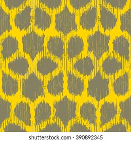 Faux fabric flower pattern seamless vector background tile
