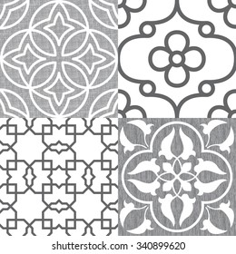 Faux Kitchen Tile Collage Patten