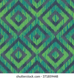 Faux native textile pattern seamless vector background tile