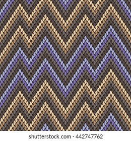 Faux tribal chevron fabric pattern seamless background tile