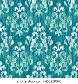 Faux tribal damask pattern