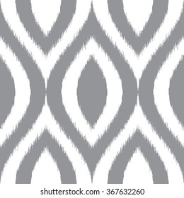 Faux tribal dye weave pattern seamless vector background tile
