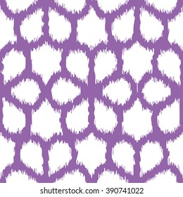 Faux tribal fabric flower pattern seamless vector background tile
