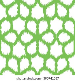 Faux tribal fabric flower pattern seamless vector background tile

