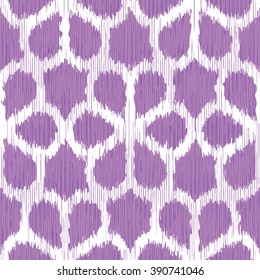 Faux tribal fabric flower pattern seamless vector background tile
