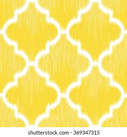Faux tribal fabric moroccan pattern seamless vector background tile
