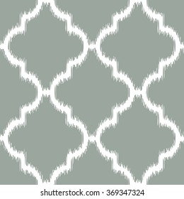 Faux tribal fabric moroccan pattern seamless vector background tile
