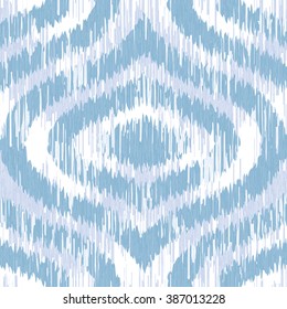 Faux tribal fabric oval pattern seamless vector background tile