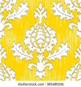 Faux tribal fabric pattern seamless background tile