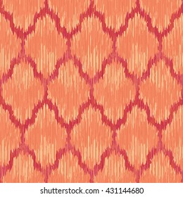 Faux tribal net pattern seamless vector background tile