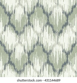 Faux tribal net pattern seamless vector background tile