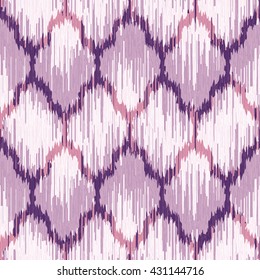 Faux tribal net pattern seamless vector background tile