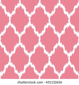 Faux tribal pattern seamless vector background tile