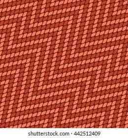 Faux tribal weave chevron pattern seamless background tile