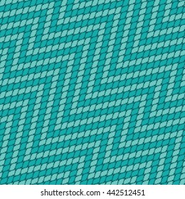 Faux tribal weave chevron pattern seamless background tile